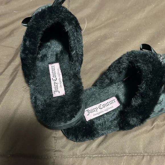 Juicy Couture Black Velvet Rhinestone Top - Picture 7 of 7